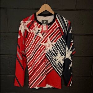 Reusch Adult Patriot II PROfit Soccer Goalkeeper Jersey: RED/BLACK: NWT: SZ S
